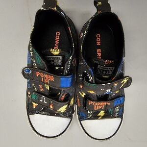 Converse Velcro Shoes Gamer Toddler Size 9